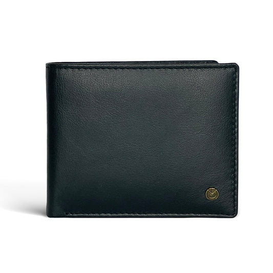 BLACK LEATHER WALLET