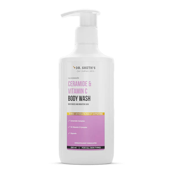 DR. SHETH'S CERAMIDE & VITAMIN C BODY WASH 250 ML