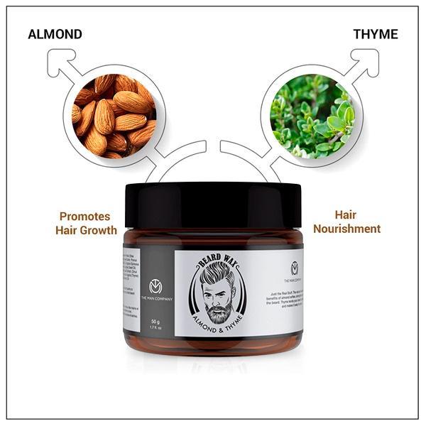 BEARD WAX | ALMOND & THYME 50g