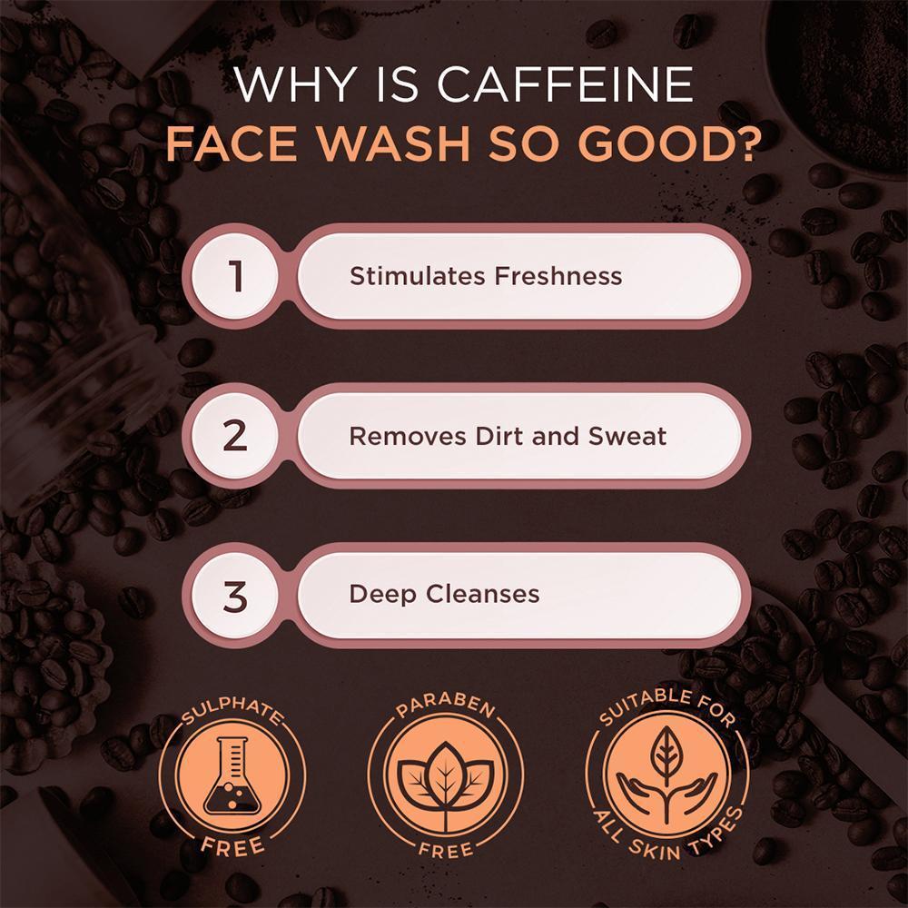 CAFFEINE FACE WASH | COFFEE ARABICA & GREEN TEA 100ML