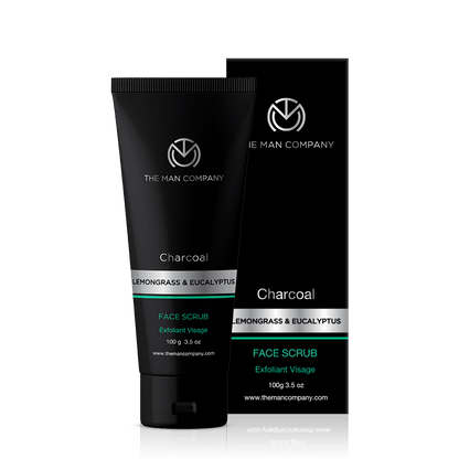 CHARCOAL FACE SCRUB | LEMONGRASS & EUCALYPTUS 100G