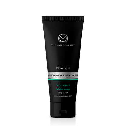 CHARCOAL FACE SCRUB | LEMONGRASS & EUCALYPTUS 100G