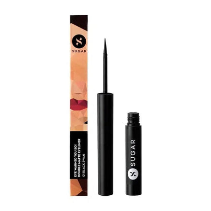 EYE WARNED YOU SO! DOUBLE MATTE EYELINER - 01 BLACK SWAN