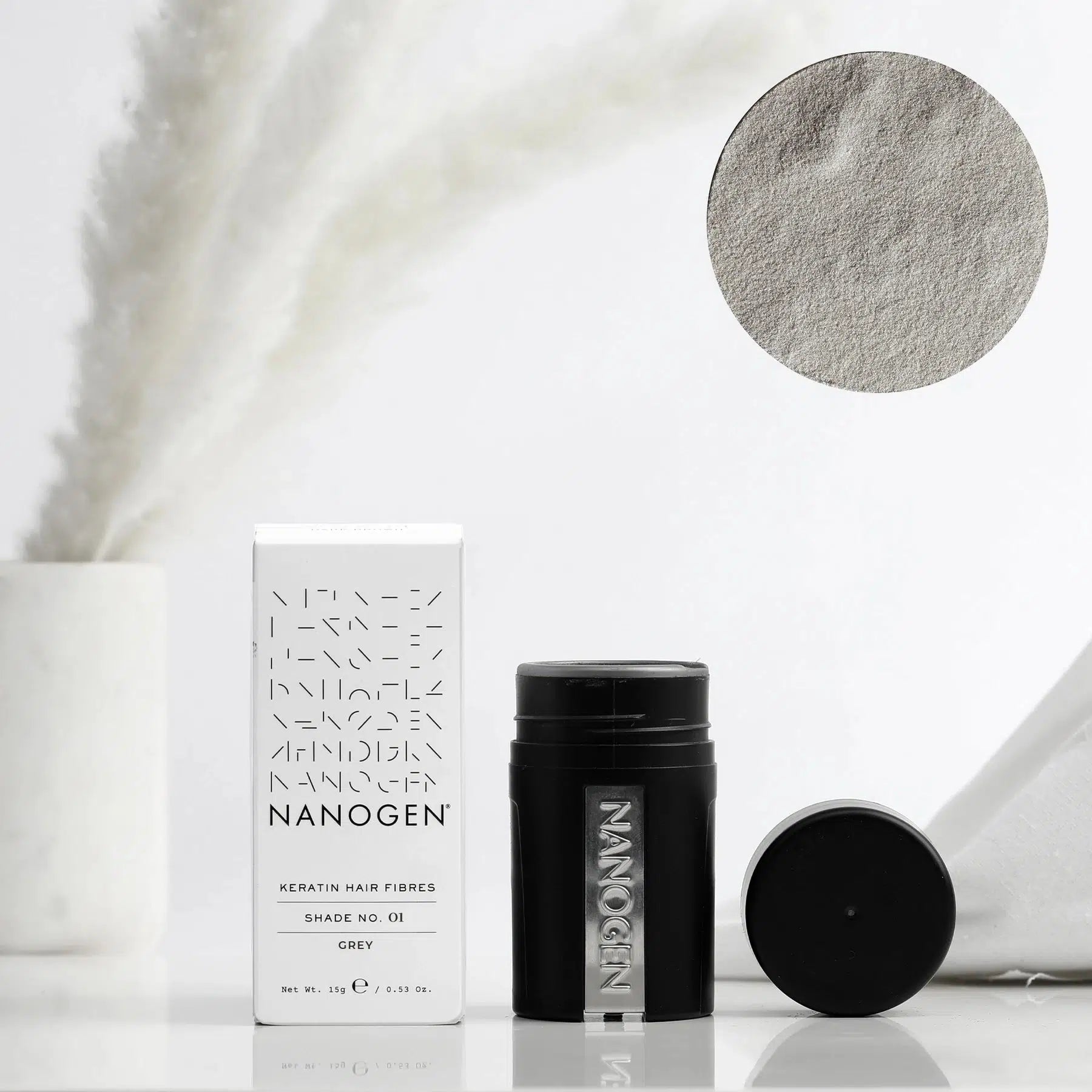 Nanogen store hair fibres